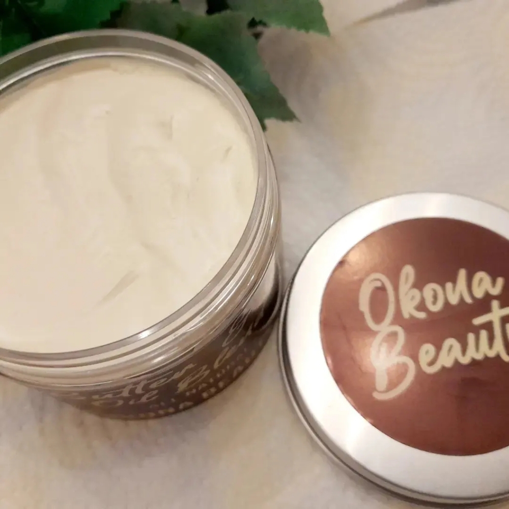 Homemade All Natural Cocoa butter & coconut oil body butter ♥️ winter perfect